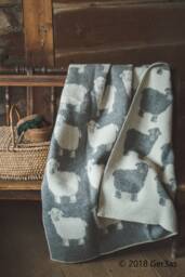 4 Multiple Colors, Wool Blanket Natural New Zealand 130x200cm Double-Sided Reversible Throw Plaid Warm With Old Sheep Gift - thumbnail 1