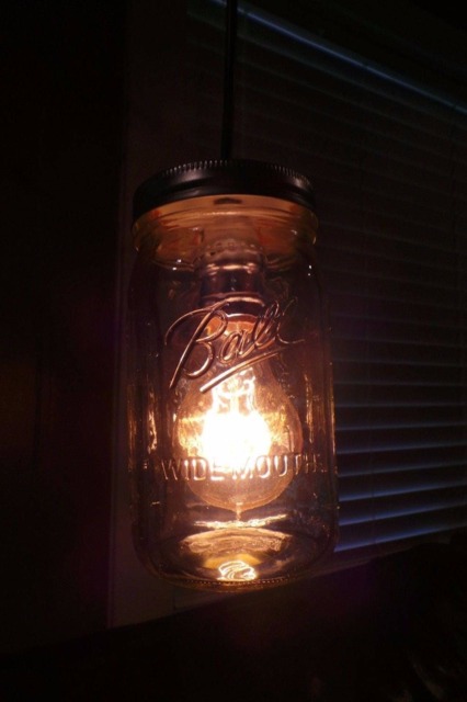 Ball Mason Jar Pendant Light - image 1