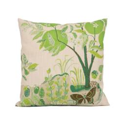 Schumacher - Citrus Garden Leaf Whimsical Fruit Trees Designer Cushion Cover Handmade Throw Pillow Luxury D??cor - thumbnail 3