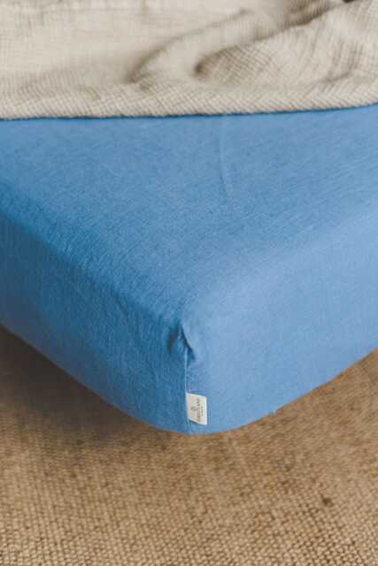Natural Linen Fitted Sheet With All-Around Elastic - Handmade Breathable Bedding, Deep Pocket Mattress Cover For Everyday Comfort & Style - image 1