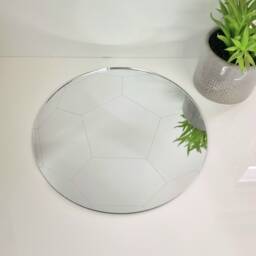 Personalized Football Acrylic Mirror Wall Art Engraved Soccer Gift - thumbnail 2