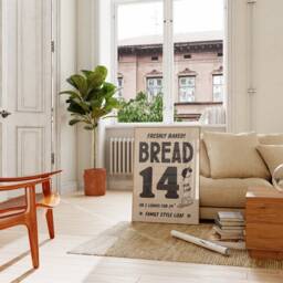 Kitchen Print, Retro Poster, Vintage Food 1950S Bread Advertisement Wall Art, Prints, Advert Dining Room - thumbnail 2