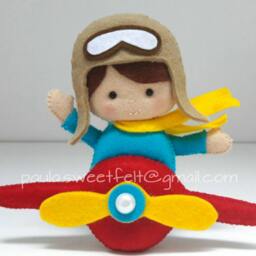 Little Aviator For Decoration/ Nursery/Roomdecor Party Decor Cake Topper Plane - thumbnail 3