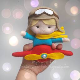 Little Aviator For Decoration/ Nursery/Roomdecor Party Decor Cake Topper Plane - thumbnail 2