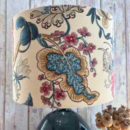 Vintage Floral Lampshade - Jacobean Style 30cm Drum Shade For Lamp - thumbnail 3