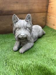 stone/Concrete Terrier Garden Ornament