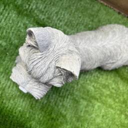 stone/Concrete Terrier Garden Ornament - thumbnail 3