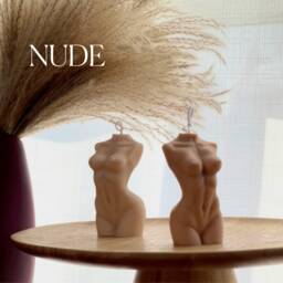 Venus Soy Wax Body Candle Unscented Female Form Pillar - thumbnail 2