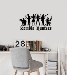 Zombie S Vinyl Wall Decal Teen Room Decor Interior Stickers Mural - #2705Didz - thumbnail 1