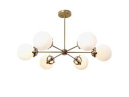 Gorgeous Mid Century Sputnik Chandelier Light Fixture Helio 3 , Modern Handmade Ceiling Lamp Dining 6 Inscapesdesign - thumbnail 1