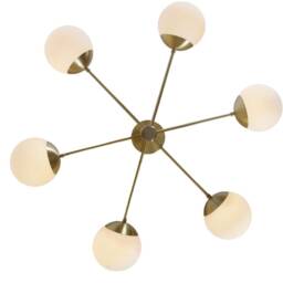 Gorgeous Mid Century Sputnik Chandelier Light Fixture Helio 3 , Modern Handmade Ceiling Lamp Dining 6 Inscapesdesign - thumbnail 3