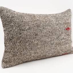 Turkish Kilim Pillow Cover Handwoven Wool Ethnic Throw - 16x24 - thumbnail 3