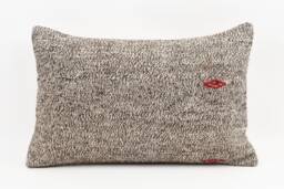 Turkish Kilim Pillow Cover Handwoven Wool Ethnic Throw - 16x24 - thumbnail 1