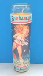 Handmade Barbarella Candle, Retro Sci-Fi Movie Decor - thumbnail 1