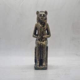 Gold Colour Goddess Bastet Statuette. 3D Printed Egyptian Goddess, Deity Figurine, Resin Statue, Ancient Egyptian, Egyptology Gift Idea - thumbnail 2