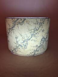 Lampshade 30 cm Drum - Handmade With Japanese Hand Silk Screen Printed Chiyogami Paper Ceiling Or Lamp - thumbnail 1