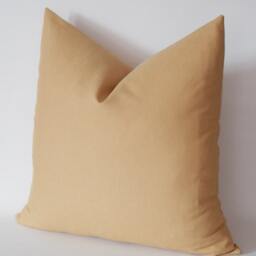 Light Brown Cotton Canvas Pillow Cover 18'' X - thumbnail 2