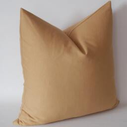 Light Brown Cotton Canvas Pillow Cover 18'' X - thumbnail 4