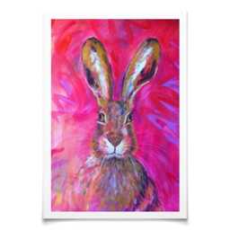 Herbert The Hare Art Print - thumbnail 1