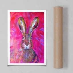 Herbert The Hare Art Print - thumbnail 4