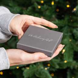 Personalised New Home Layered Christmas Decoration With Metallic Mirror House - thumbnail 3