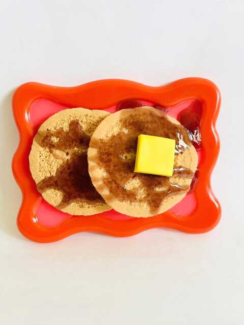 Pancake Stack Wall Hanging Dopamine Kitchen Decor, Pop Art Sculpture - image 1