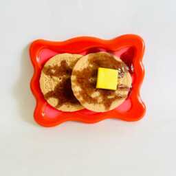 Pancake Stack Wall Hanging Dopamine Kitchen Decor, Pop Art Sculpture - thumbnail 2
