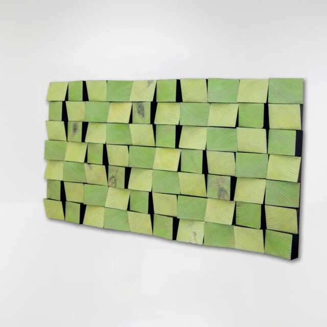 Wooden Wall Art For Modern Interiors - Organic Wood Sculpture Handcrafted Design - image 1