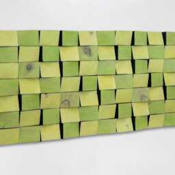 Wooden Wall Art For Modern Interiors - Organic Wood Sculpture Handcrafted Design - thumbnail 2
