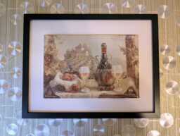 "Wine Ceramic Wall Art Tile, 8"" By 12" - thumbnail 1