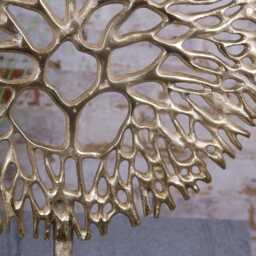 Lolam Metal Gold Coral Ornament Sculpture 51cm - thumbnail 3