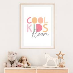 Cool Kids Room Print, Playroom Prints, Girls Bedroom Wall Art, Pastel Nursery Decor, Sister Prints - thumbnail 3