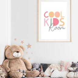 Cool Kids Room Print, Playroom Prints, Girls Bedroom Wall Art, Pastel Nursery Decor, Sister Prints - thumbnail 4
