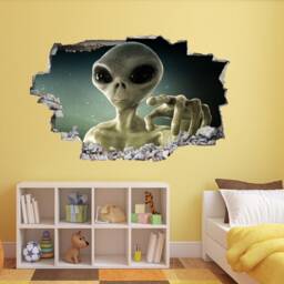Alien Wall Decal Sticker Mural Print Art Kids Bedroom Home Decor Db2 - thumbnail 2