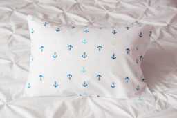 Anchor Toddler Or Traveler Pillowcase. Irresistibly Soft & Snuggly - thumbnail 1