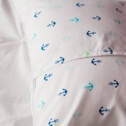 Anchor Toddler Or Traveler Pillowcase. Irresistibly Soft & Snuggly - thumbnail 2