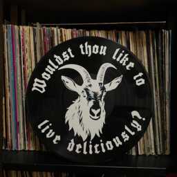 Wouldst Thou Like To Live Deliciously , Gothic Record Wall Art, Gothic, Music Lover, Gift, Vinyl, Tattoo Style, Retro Decor, Lyrics - thumbnail 3