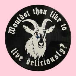 Wouldst Thou Like To Live Deliciously , Gothic Record Wall Art, Gothic, Music Lover, Gift, Vinyl, Tattoo Style, Retro Decor, Lyrics - thumbnail 2