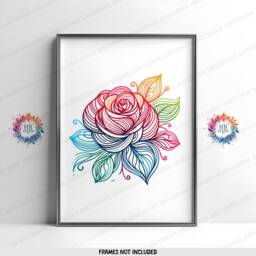 Tattoo Artist Print Set - 3 Shop Posters - Colourful Wall Art Definition Quote Minimal Artwork Gifts - thumbnail 2