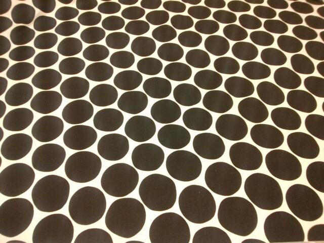 Curtain Panel Black White Large Polka Dots Modern House Decor Cafe Curtain Kitchen Valance , Pillow Runner Napkins Great Gift - image 1