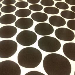 Curtain Panel Black White Large Polka Dots Modern House Decor Cafe Curtain Kitchen Valance , Pillow Runner Napkins Great Gift - thumbnail 2