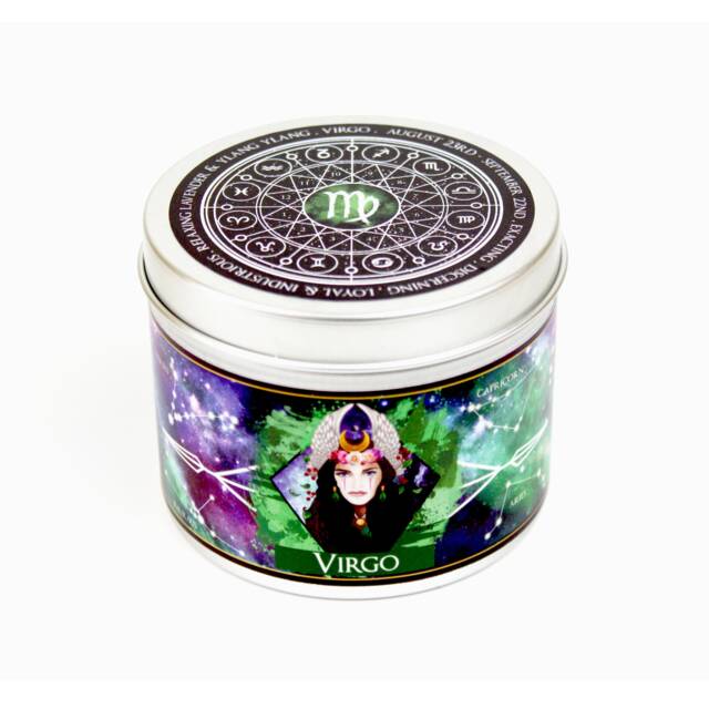 Virgo Zodiac Candle - Star Sign Constellation Gift -Horoscope Gifts Astrology Horoscope - image 1