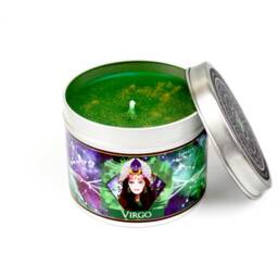 Virgo Zodiac Candle - Star Sign Constellation Gift -Horoscope Gifts Astrology Horoscope - thumbnail 2