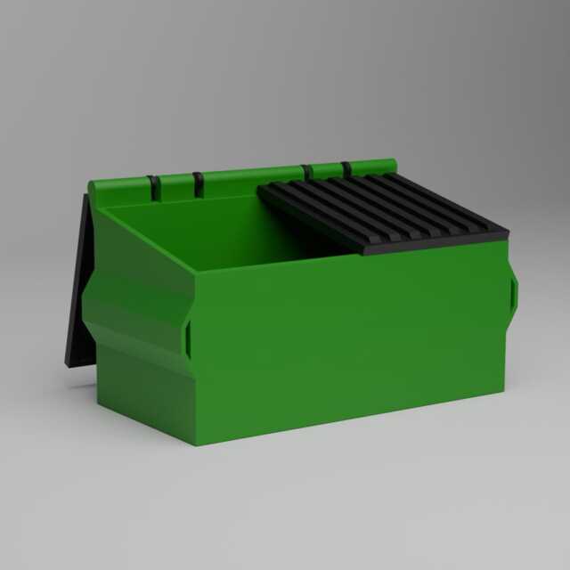 Funny Mini Dumpster Bin - Novelty Office Gag - image 1