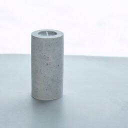 Concrete Candle Holder Handmade Modern Minimalist Tea Light Stick - thumbnail 2