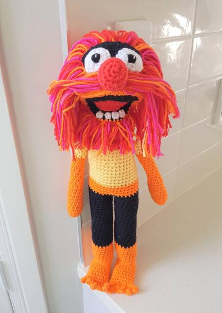Hand-Crocheted Riff Raff Plush - Whimsical Amigurumi Toy Character - image 1