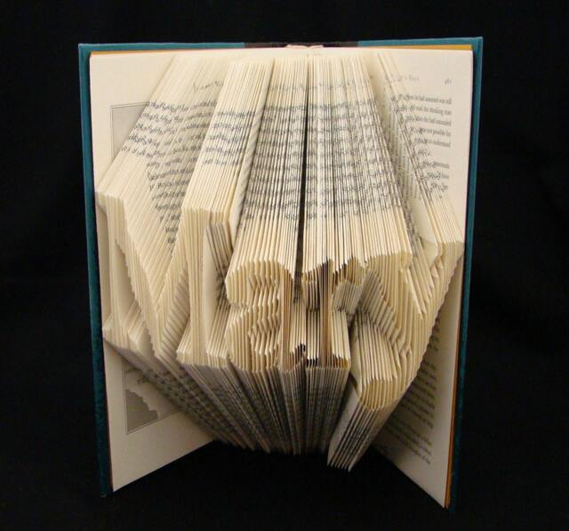 Mary 4 Letter Names Folded-Book Art Sculpture - image 1