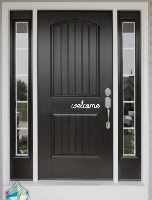 Welcome, Hola, Hello, Bonjour, Front Door - Entryway Or Wall Vinyl Decal Sticker - Great Gift Idea/Home Decor - image 1