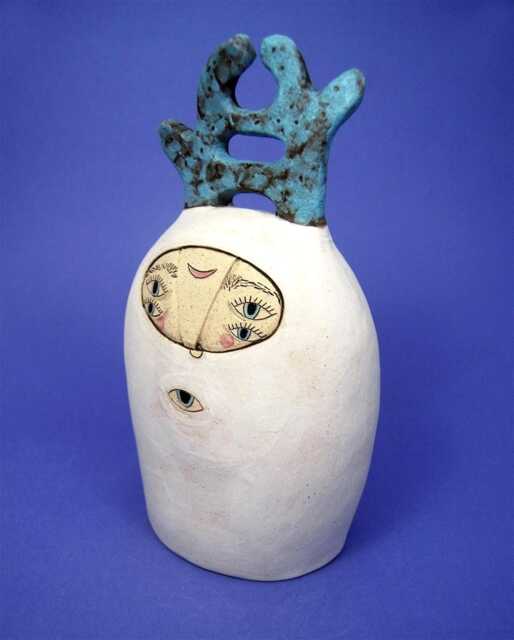 "Handmade Ceramic Sculpture - ""Lady Tatum" - image 1