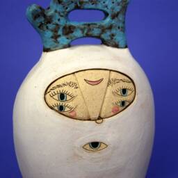 "Handmade Ceramic Sculpture - ""Lady Tatum" - thumbnail 3